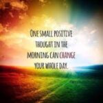 Morning positivity