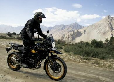 Royal Enfield, all-new Himalayan, Motoverse event, pricing, Base variant, ₹2.69 lakh, Kaza Brown, Pass variant, ₹2.74 lakh, Slate Himalayan Salt, Slate Himalayan Blue, Peak variant, ₹2.79 lakh, Kamet White, ₹2.84 lakh, Hanle Black, no mechanical differences, Sherpa 450 engine, Ride-by-Wire system, multiple riding modes, six-speed gearbox, slipper clutch, 150 kmph speed, enhanced suspension, aluminum wheels, 3 kg lighter, competitive pricing, Himalayan 450, successor, 2016 model, new features.