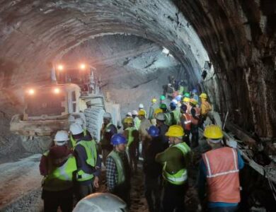 Himalayan tunnel rescue, manual drilling, tunnel collapse, Uttarakhand crisis, trapped workers, rescue mission, debris challenges, damaged drill machine, high-stakes operation, dramatic unfolding, rescue strategies, Uttarakhand tunnel incident.