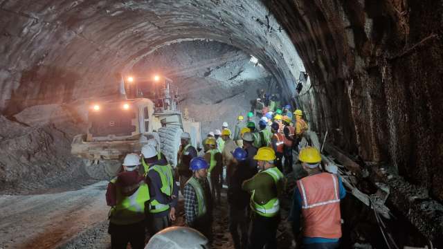 Himalayan tunnel rescue, manual drilling, tunnel collapse, Uttarakhand crisis, trapped workers, rescue mission, debris challenges, damaged drill machine, high-stakes operation, dramatic unfolding, rescue strategies, Uttarakhand tunnel incident.