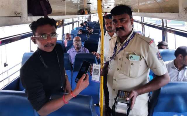 UPI payments in NWKRTC buses, Cashless travel