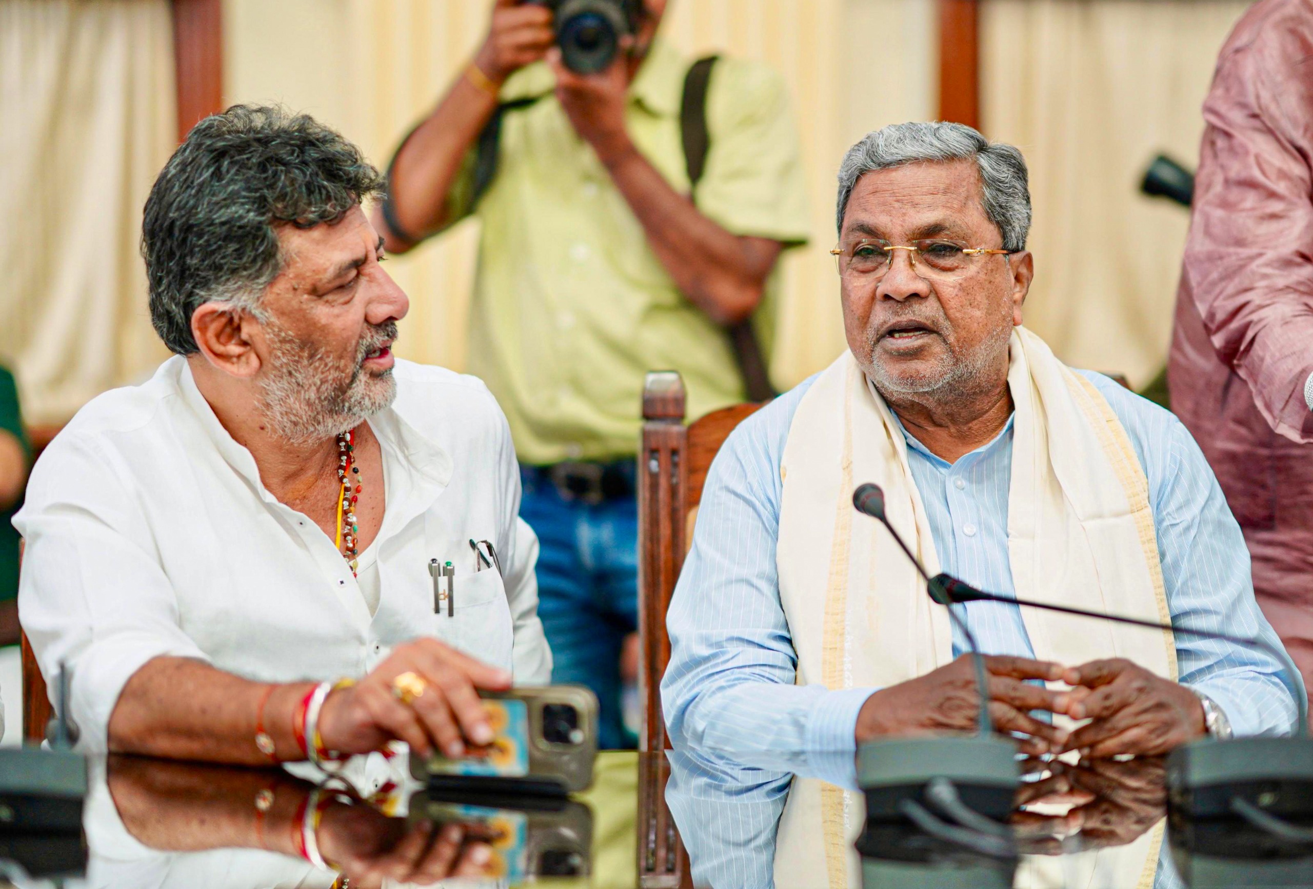 Shivakumar and Siddaramaiah