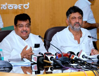 Minister MB Patil and DCM DK Shivakumar During Discussion Regarding Second Airport of Bengaluru