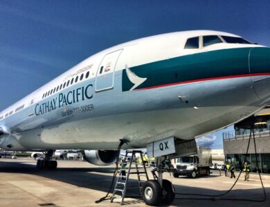 Cathay Pacific, A350 aircraft, flight cancellations, engine failure, aviation news, Hong Kong, airline safety, fleet inspection, travel disruption, aircraft maintenance