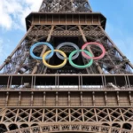 Eiffel Tower Olympic Rings