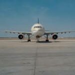 Aircraft at the airport, flight