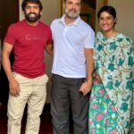 Vinesh Phogat, Bhajarang Punia with Rahul Gandhi